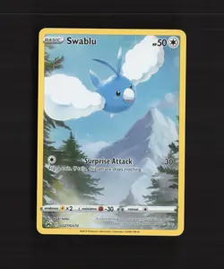 Swablu GG27/GG70 Crown Zenith Full Art Ultra Rare Holo Pokemon Card NM - Image 1