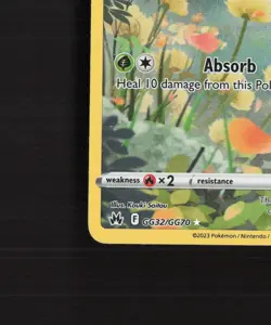 Paras GG32/GG70 Crown Zenith Full Art Ultra Rare Holo Pokemon Card NM - Image 5