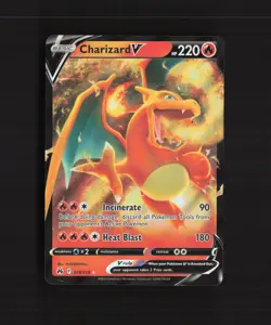 Charizard V 018/159 Crown Zenith Ultra Rare Holo Pokemon Card LP - Image 1