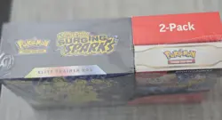 POKEMON Surging Sparks ETB & Booster Bundle Costco 2 Pack. Factory Sealed - Image 5