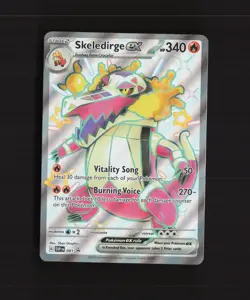 Skeledirge ex SVP 81 Scarlet & Violet Full Art Black Star Promo Pokemon Card NM - Image 1