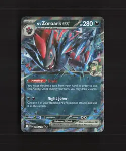 N's Zoroark ex 098/159 Journey Together Ultra Rare Holo Pokemon Card NM - Image 1