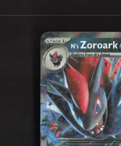 N's Zoroark ex 098/159 Journey Together Ultra Rare Holo Pokemon Card NM - Image 3