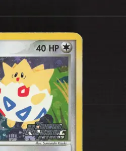 Togepi 50/109 EX Team Rocket Returns Reverse Holo Stamped Pokemon Card MP - Image 4