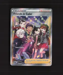 Friends in Galar TG23/TG30 Full Art Ultra Rare Holo Pokemon Card NM - Image 1