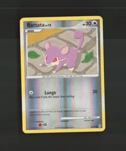 Rattata 73/99 Platinum Arceus Reverse Holo Pokemon Card LP - Image 1
