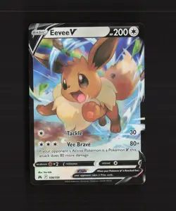 Eevee V 108/159 Crown Zenith Ultra Rare Holo Pokemon Card LP+ - Image 1
