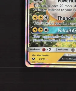 Raichu GX 29/73 Shining Legends Ultra Rare Holo Pokemon Card NM - Image 5