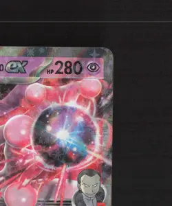 Team Rocket's Mewtwo ex 081/182 Destined Rivals Ultra Rare Holo Pokemon Card NM - Image 4