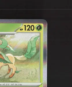 Leafeon 005/131 Prismatic Evolutions Holo Rare Pokemon Card NM - Image 4