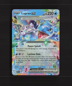 Lapras ex 032/142 Stellar Crown Ultra Rare Holo Pokemon Card NM - Image 1