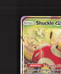Shuckle GX 17/214 Lost Thunder Ultra Rare Holo Pokemon Card DMG - Image 3