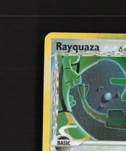 Rayquaza δ 16/110 EX Holon Phantoms Holo Rare Pokemon Card DMG - Image 3