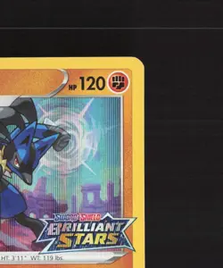 Lucario SWSH186 Sword & Shield Stamped Black Star Promo Holo Pokemon Card NM - Image 4