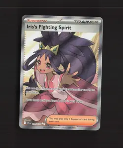 Iris's Fighting Spirit 180/159 Journey Together Full Art Rare Pokemon Card NM - Image 1