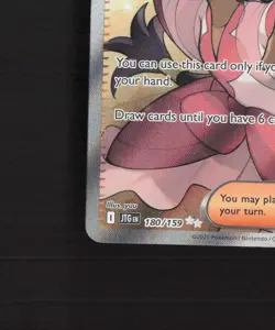Iris's Fighting Spirit 180/159 Journey Together Full Art Rare Pokemon Card NM - Image 5