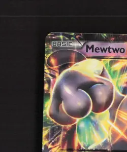 Mewtwo EX XY183 XY Black Star Promo Holo Pokemon Card LP - Image 3