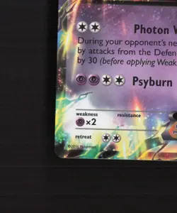 Mewtwo EX XY183 XY Black Star Promo Holo Pokemon Card LP - Image 5