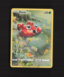 Paras GG32/GG70 Crown Zenith Full Art Ultra Rare Holo Pokemon Card NM - Image 1