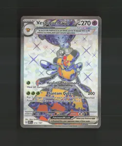 Vespiquen ex 212/197 Obsidian Flames Full Art Ultra Rare Pokemon Card NM - Image 1