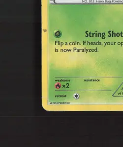 Weedle 1/12 McDonalds Promo 2013 Holo Rare Pokemon Card DMG - Image 5