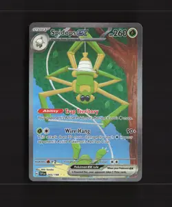 Spidops ex 243/198 Scarlet & Violet Full Art Ultra Rare Holo Pokemon Card NM - Image 1