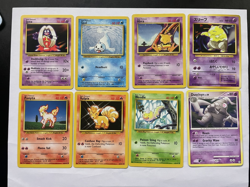 Vintage Pokemon Card Lot Of 8 Various Sets, Rares 1996-1999 - Image 1
