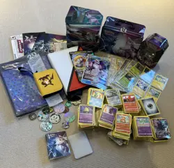 Massive Lot Pokemon Cards, Binders, Coins, Tins. 2012+. Over 7 Pounds Of Cards!! - Image 1