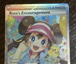 Rosa's Encouragement 123/088 SIR Perfect Order Pokemon Card Full Art Trainer - Image 3