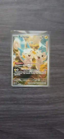 Pachirisu Illustration Rare 208/198 Scarlet & Violet Base Pokemon Card NM/M - Image 1