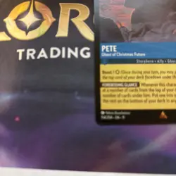 Disney Pete-Ghost of Christmas Future Character Card 154/204 Lorcana TCG - Image 4