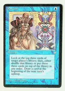Portent - Ice Age - 1995 - Magic Regular Card - Image 1
