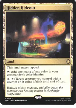 Hidden Hideout #43 Commander: Teenage Mutant Ninja Turtles Regular Rare - Image 1