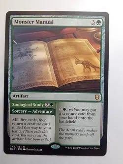 Monster Manual 242 Commander Legends Battle for Baldur's Gate MTG - Image 1