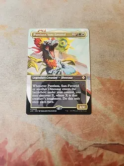 Pantlaza, Sun-Favored Borderless Commander The Lost Caverns Of Ixalan MTG NM - Image 1