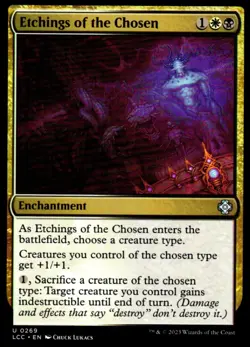 Etchings of the Chosen – Commander: The Lost Caverns of Ixalan 269 • U - Image 1