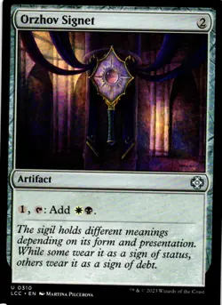 Orzhov Signet – Commander: The Lost Caverns of Ixalan 310 • C - Image 1