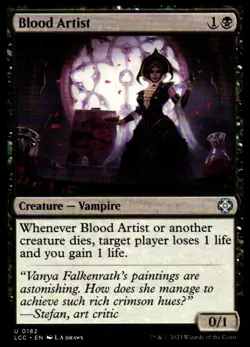 Blood Artist – Commander: The Lost Caverns of Ixalan 182 • U - Image 1