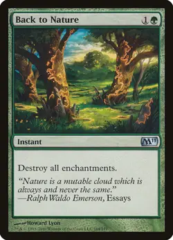 MTG Back to Nature ** Magic 2011 ** English (NM) - Image 1