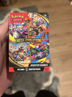 Pokemon TCG Mega Evolution Booster Bundle Factory Sealed 6 Packs Us Seller - Image 1