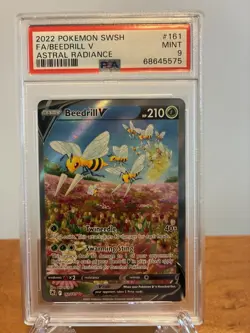 Pokemon Beedrill V Astral Radiance 161 PSA 9 - Image 1