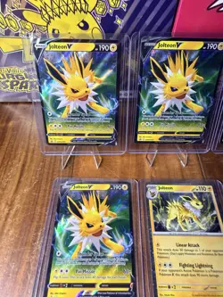 Pokemon EX Full Art Holo Lot Of 12 Jolteon Flareon Evee Aerodactyl Vmax SIR IR - Image 2