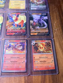 Pokemon EX Full Art Holo Lot Of 12 Jolteon Flareon Evee Aerodactyl Vmax SIR IR - Image 5