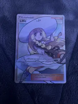 Pokemon TCG Lillie Full Art Holo Card 147/149 SM Base Set - Image 1