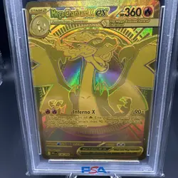 2025 POKEMON PFL EN-PHANTASMAL FLAMES MEGA HYPER RARE MEGA CHARIZARD X EX PSA 10 - Image 4