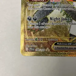 Pokemon TCG - N's Zoroark ex - 189/159 - Journey Together - Gold - Image 2