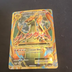 M Charizard EX Full Art Ultra Rare Holo Pokemon Card Evolutions 13/108 Mega - Image 3