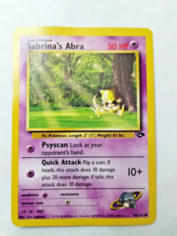 Pokemon TCG Sabrina's Abra Gym Challenge 94 Regular Unlimited Com. -Uncirculated - Image 1