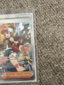 Pokemon TCG Hilda Trainer White Flare Holo Full Art SV 171/086 - Image 3