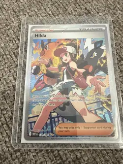 Pokemon TCG Hilda Trainer White Flare Holo Full Art SV 171/086 - Image 4